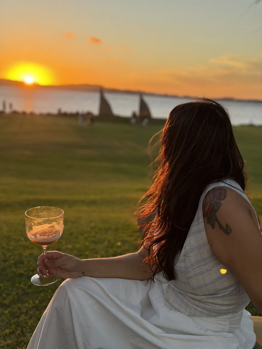 Original sunset photo that generated Last Light Toast