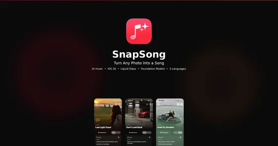 SnapSong hero banner