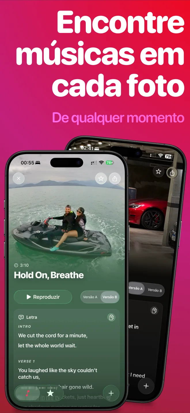 Encontre músicas em todos os tipos de foto